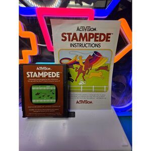 Stampede + Manual for Atari 2600